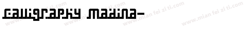 Calligraphy Madina字体转换